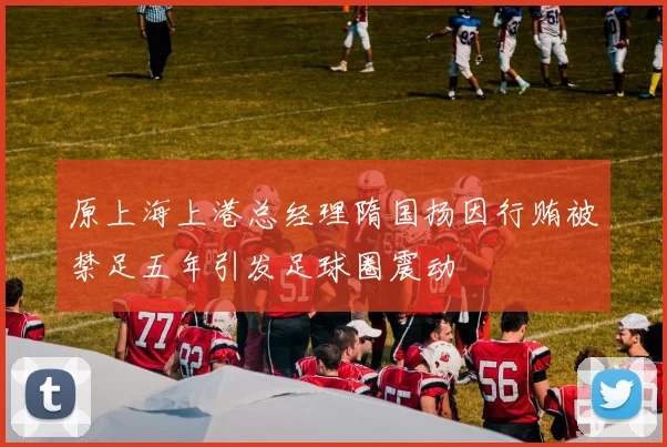 原上海上港总经理隋国扬因行贿被禁足五年引发足球圈震动